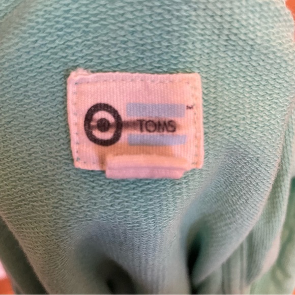 Size M Toms Teal Zip-up Jacket C2 - Picture 2 of 6